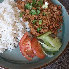 I didn't add all the brown sugar, added more garlic, ginger and pork mince. Still found it a little too sweet, will add more chilli next time, but was delicious and so fresh tasting 