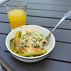 Made asparagus on the side, it was AMAZING! 🖤