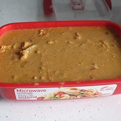 Used coconut milk instead of cream and  added coconut oil and some peppers