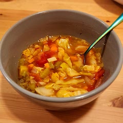Added way more spices, but really good!

(NOTE TO THE OP) The recipe lists basil but then 'can of tomatoes' in description. Might wanna fix thag. Also, specify if the can needs draining or not! :)
