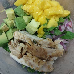 Marinated overnight then grilled. 