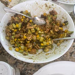 It was pretty easy and really delicious! I used blackened chicken seasoning and added black beans. Also used it in a wrap and used chick fil a lime avocado dressing to dress it up. Sooooo good