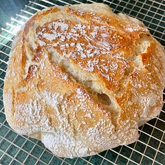 I am NOT a baker, but OMG I made this bread and it turned out absolutely perfectly! I do live at 7,000 feet so I added a minute to the lid off baking time.