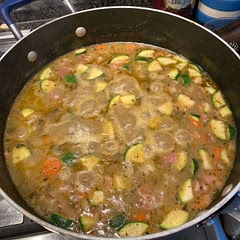I made this for dinner but thought it was going to be too bland, so added some paprika, Italian herbs, garam masala ( just 1/2 teaspoon) and fenugreek dried herb (again only 1/2) to jazz up the recipe into an Italian/Indian blend. These were added when vegetable stock was reducing the 3rd time. Got to say— not bad at all!! Yummy 😋