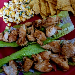 Wowsers! Very, very good! Followed recipe exactly. The only thing I would change is I would use butter lettuce, not romaine. I think butter lettuce would hold the filling better. The sauce?? Outstanding!