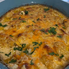 Wouldn’t add as much butter next time. It was a bit oily for my liking. It did taste delicious though!