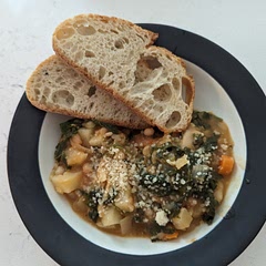Recommend kale over spinach for texture and taste. Loved it as a one pot dish though.