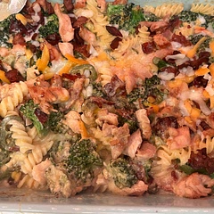 I added half and half instead of sour cream and jalapeños. delicious! I have a large bag of broccoli that needs to cook, great recipe.