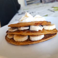 Love these so much! 
So soft and fluffy. They are sweet just on their own. 🥞🍌