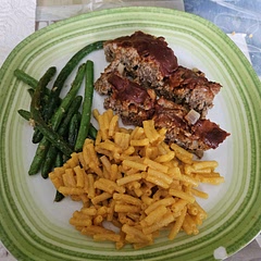 It is amazing. I went with Mac and Cheese vs Potatoes. My hubby (the chef) did Garlic Green Beans.