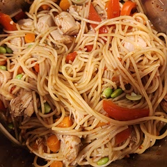 Added chicken and edamame. 