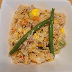 The butter makes this. It's our favorite stir fry recipe. Sometimes we add hoisin if we feel like it. Sometimes use Aldi Szechuan frozen stir fry veggies and left over Aldi cabbage based salad mix (without any dressing)
Edit: this time didn't have oyster sauce on hand. Used fish sauce instead to taste. Still yummy!