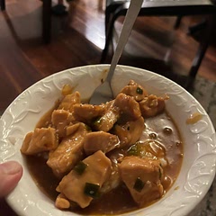Was enjoyed by my family very much. Surprisingly not extremely calorically dense. Sauce did have trouble thickening but that may not be due to the recipe. More than enough leftovers for 4 people.