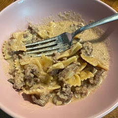 This turned out too runny & lacked flavor, even though I doubled the onion and added garlic when cooking the beef.