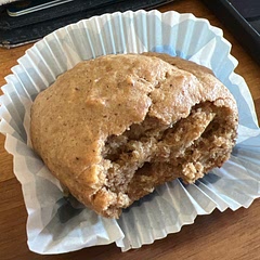 Made these without nuts/oats/etc.
SUPER moist and delicious!
Baked for only ca 18 mins.
9/10