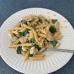 It tastes as good as it looks! I add to add some more salt and let it cool down in order for the sauce to thicken