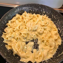 A bit too much cheese in my opinion but it’s a fast recipe and still delicious 😋