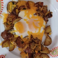 It was delicious and very filling! I would add a little less garlic next time and follow the suggestion of adding onions and maybe peppers.  It was very easy to make, too. 