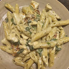 3 cups of spinach seemed like it's be too much, so I stopped with 1.5 cups and it was a nice balance.  