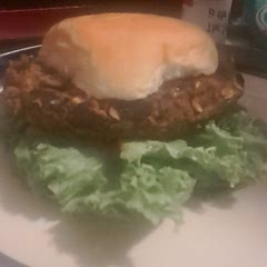 We added some liquid smoke and a1 to the onions while cooking. Also some garlic salt and more a1 while mixing together. 
Came out pretty good, tastes good, but I'm not a fan of the texture so I probably won't make these very often if at all.