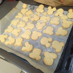 Great! Sprinkle sugar on top before baking 