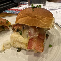 Definitely needed only 8 slices of bacon. Added onions for extra flavor. Delicious & easy!