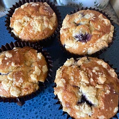 Very tasty muffins! Added more sugar as comments said they were more savoury, as well as skipping the cream cheese and they turned out great :)