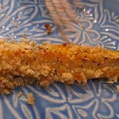 It's good. It's sweet, crunchy outside. Nice and soft and sweet on the inside. It took a little longer than expected but delicious overall.