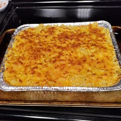 Very rich in flavor. Easy to follow recipe. Kids loved it and had fun helping make it. We added bread crumbs and parm to the top for a different texture.