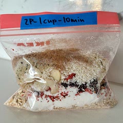 This recipe is always a success, no matter what freeze-dried fruits I add to it. Tastes good with monkfruit sugar and cow milk powder, too. My go-to breakfast for camping and backpacking.