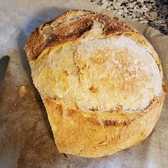 This image was a small load (finished up leftover flour). Tasted surprisingly good and would definitely make again.
