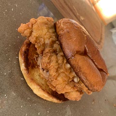 It was delicious and crunchy. To be honest the sauce tasted more like mustard than mayo but overall it was good