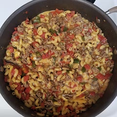I followed the recipe but seasoned well added real garlic also jalapenos and mushrooms taste awesome not too thick not too thin just let it sit for 10 minutes