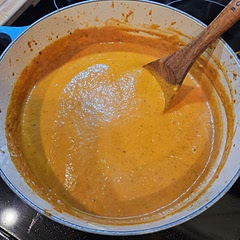 I used 4.5 pounds of tomatoes and 2 bulbs of garlic. I also used fresh oregano. This is the perfect recipe to use for your garden veggies!