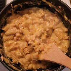 Added some cheddar jack cheese to it but it was delicious!