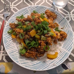 This was delicious! Although if you are sensitive to spice I would recommend cutting down on the chili flakes. It was a bit much for me as I have stomach issues. 
