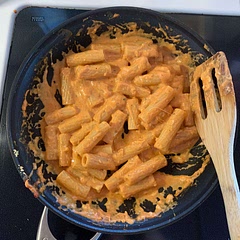 Added cheese and a dash of cayenne pepper