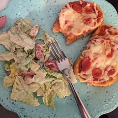 Favorite quick meal so far 💜💜