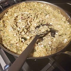 Loved the recipe, great way to get more veggies in. I overdid it on the feta with 5oz, don't make the same mistake l. Don't skip the dill either!