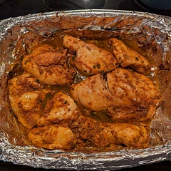 I am 100% making this again. Substituted parsley for chives, which paired really well. Super juicy and didn't take long at all, even with my subpar oven.