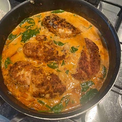 I put in a bit too much stock so it was a little too watery but otherwise delicious