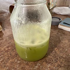 I added extra ginger & apple, and I didn’t use coconut water