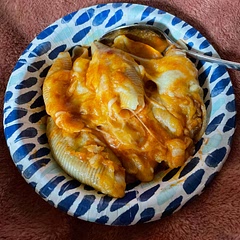 We loved this! We did the bigger shells and stuffed those. Definitely fills you up and so yummy! Will be making again!