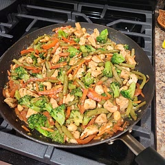 Swapped out the snap peas with green beans.