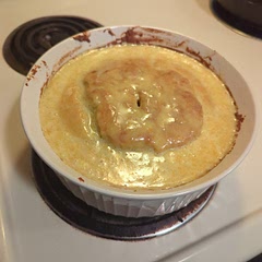 The recipe didn't include any oven info so I put mine in the oven at 350 for 40 minutes and it baked nicely. Pretty good overall