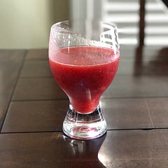 Converted the recipe to a single serving.  Refreshing and great for a hot day.