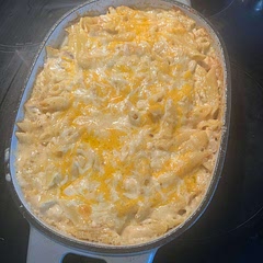 Very cheesy. Good, but needs a little more seasonings for my taste.