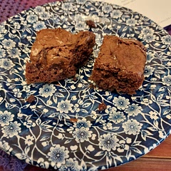 Super chocolaty and gooey. Perfect!!! My new goto brownie recipe.
