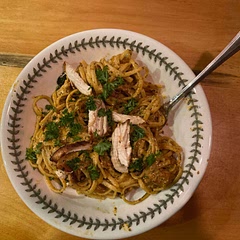i found the instructions incredibly difficult to follow and DO NOT ADD A FULL PACK OF SPAGHETTI (even half was way too much) but it tastes good so a win overall :)