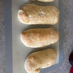 Made the recipe into brat buns!